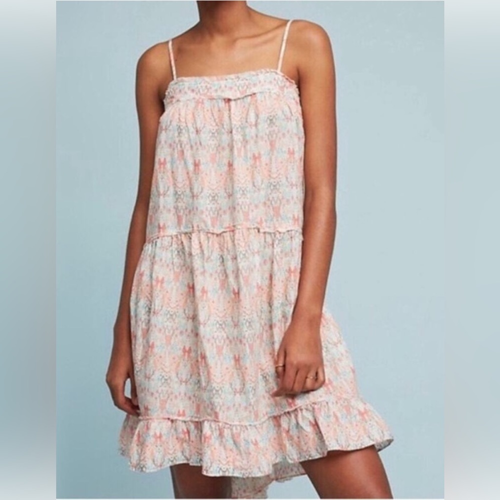 Anthropologie Saturday Sunday Cynthia Tiered Dress Size Medium